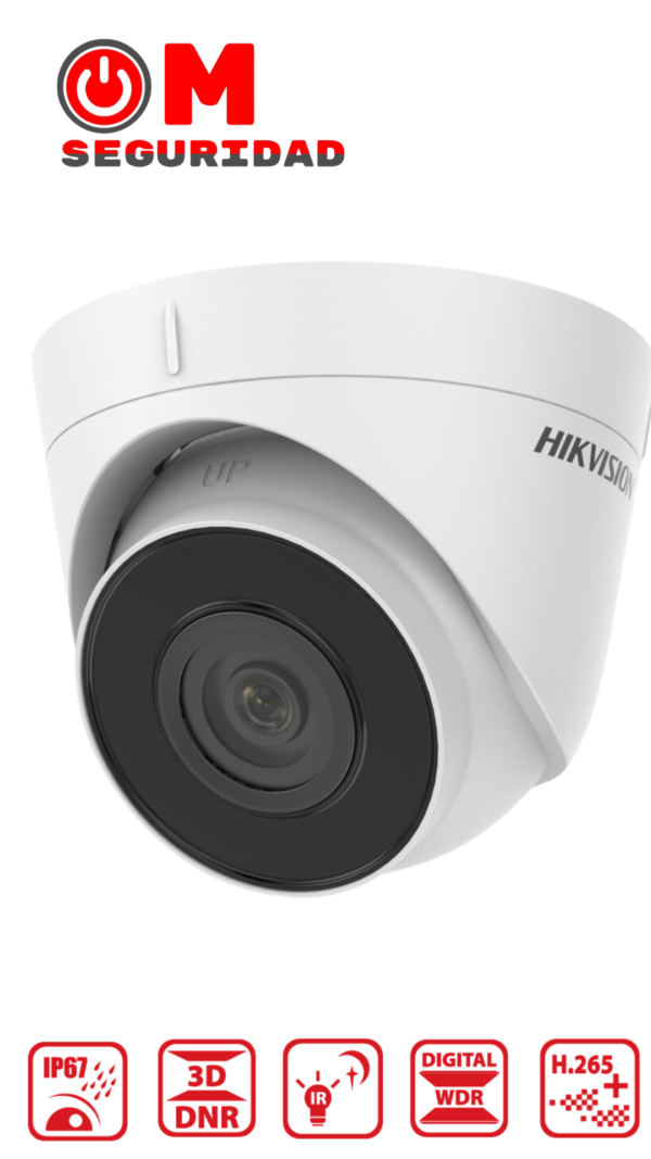 Camara Turret IP 2MP IR30M DS-2CD1323G0E-I 2.8mm (C) Hikvision