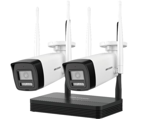 KIT NVS 4CH SD + 2 x Bullet WIFI 6 - No incl SD